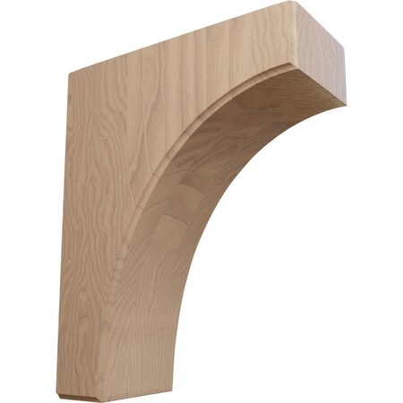 Ekena Millwork 3 1/2"W x 8"D x 10"H Clarksville Bracket, Mahogany BKTW04X08X10CVGM